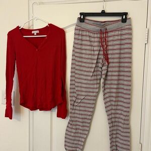 P.J. Salvage Vibrant Red Knit Top